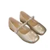 Zapatos de Verano 2026 para Mujer Estilo Francés con Punta Cuadrada, Modelo Nuevo, Planos Mary Jane Bajos con una Sola Correa