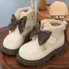 Botines Cortos para Niñas con Calidez de Borrego para Botas de Niña 2026 Otoño/Invierno Nuevo Estilo Botas de Algodón de Invierno para Niña Pequeña Impermeables Botas Grandes de Algodón