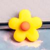 Flor de cinco pétalos pegamento crema epoxi funda para teléfono caja de papelería accesorios para el cabello horquilla colgante llavero accesorios DIY