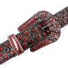 Cinto de personalidade europeia e americana, cheio de diamantes, tendência da moda, cinto de strass, mais vendido, fivela de pino, fábrica de cintos de cristal