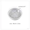 Molde de Silicone para Pendurar Árvore de Natal de Resina Epóxi DIY Geométrico Camélia Floco de Neve Gesso Pendurado