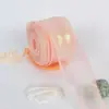 Rollo de Cinta de Hilo Cola de Pez Materiales de Empaque Floral Hilo de Cola de Pez Hilo con Superposición de Perlas Accesorios de Moño Hecho a Mano DIY Hilo de Cola de Pez