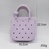 Venta Caliente Transfronteriza Bolsa de Silicona con Agujeros para Manualidades Caricatura Bolso de Playa para Niños Bolsa de Almacenamiento para Teléfono Móvil Venta Directa de Fábrica