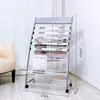 Clip para periódico estante para libros y periódicos pequeño revista promocional estante de piso almacenamiento estante simple oficina estante para periódicos