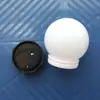 Venta Directa de Fábrica Lámpara de Bombilla Redonda LED Solar Lámpara Solar para Césped de Jardín Bola Blanca Redonda de Onda