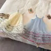Vestido de Malla para Niñas 2026 Nuevo Estilo de Verano Vestido de Princesa de Pastel con Tirantes Bebé Lindo Dulce Vestido de Tul Esponjoso