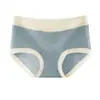 Ropa interior modal de algodón puro para mujer, antibacteriana, transpirable, de verano, de seda helada, fina, de cintura media.