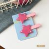 Dopamina Dulce Lindo Estrella Niña Punto Polka Estrella de Cinco Puntas Clip Flequillo Lateral Horquilla para el Cabello Infantil Horquilla Accesorios para Cabello Roto