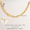 Jin Yan loja de ouro com areia dourada ouro estilo europeu e americano hip hop moda elementos geométricos moda simples colar pulseira mulheres