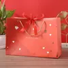 2026 Nueva Bolsa de Regalo con Forma de Corazón Romántica y Dulce, Bolso de Mano, Bolsa de Papel, Bolsa de Empaque, Bolsa de Regalo, Bolso de Mano de Alta Gama