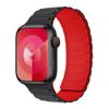 Adequado para Pulseira de Apple Watch S10, Silicone Blindado de Três Contas Magnético Forte Pulseira Iwatch11