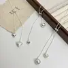 Cadena de Suéter Larga Ajustable con Corazón Nuevo Estilo Popular Moda de Lujo Ligero Nicho Collar de Gama Alta para Mujer