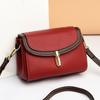 Bolso cuadrado pequeño para mujer, bandolera retro de moda 2023, bolso de hombro con contraste de color, bolso cruzado sencillo y combinable.