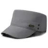 Chapéu Masculino Moda Novo Estilo Topo Reto, Novo Chapéu de Pesca Casual para Exterior Masculino, Boné de Baseball da Moda para Primavera e Outono Tendência