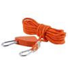 Cuerda para tienda de campaña al aire libre, cuerda fija, toldo, cuerda resistente al viento, polea, regulador, cuerda reflectante, hebilla de presión de aluminio, cordón