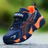Zapatos Jinjiang zapatos para niños zapatos deportivos para niños superficie de cuero superficie de malla zapatos para niños niños medianos y grandes zapatos casuales para estudiantes zapatos
