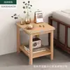 Mesa Auxiliar para Sofá para Uso Doméstico, Mesa Cuadrada Minimalista Moderna, Gabinete Lateral, Mesa Cuadrada para Sala de Estar, Mesa Sencilla para Balcón, Mesa de Café Pequeña