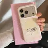 Linda funda para gafas de lunares adecuada para Apple 18 Pro Max, iPhone 17/16 Pro, anticaída 15 estilo coreano