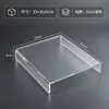 Suporte de Exibição Acrílico em Forma de U Suporte de Mesa Transparente para Figura Caixa Surpresa Bolsa Rack de Armazenamento de Amostras