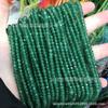 Contas de ábaco facetadas 3x 4mm otimizadas, rodas de corte de jade, contas planas, contas de joias, pedra natural em estoque, atacado