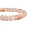 Polvo de Piedra Natural Aventurina Cuentas Redondas Cuentas Sueltas Pulsera DIY Collar Accesorios de Joyería Cuentas Semi-Terminadas Venta al por Mayor Estilo Lujo Ligero