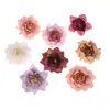 Nueva cabeza de flor de rosa literaria retro DIY fábrica directa decoración de boda accesorios para sesión de fotos al aire libre