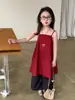 (Colección de Verano) Atuendos de Verano para Niñas Estilo Delgado Ropa Infantil Clase a Chaleco Pantalones Tops Faldas para Bebé Niña