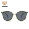 Montura Cuadrada de Moda Patas de Silicona Suave Sesión de Fotos Infantil Protección Solar Gafas de Sol Gm Gafas de Sol para Niñas Protección UV