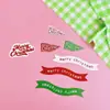Coreia do Sul decoração de bolo de Natal para assar Feliz Natal bandeirinha pequena plug-in para bolo decoração de bolo Feliz Natal