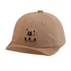 Chapéu de Pato Desenho Animado Menina Chapéu de Sol Brincalhão Urso em Pé para Criança Pequena Novo Chapéu de Aba Macia para Bebê Europeu e Americano