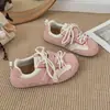 Zapatillas de otoño con lazo de moda, nuevas zapatillas de entrenamiento alemanas para mujer con cordones y cierre de velcro, zapatillas planas retro para ir al trabajo 2026