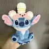 Boneca de pelúcia original feita à mão em crochê, chapéu de urso auto-zombeteiro, acessórios fofos e macios feitos à mão