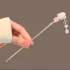 Acessórios de Cabelo Hanfu Estilo Antigo, Grampos de Cabelo Versáteis de Liga Metálica com Franjas Retrô, Enfeites para Coques, Grampos de Cabelo Estilo Chinês Novo para Atacado