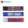 Brazalete de capitán de fútbol Shiwei impreso C transfronterizo, nuevo brazalete de capitán para partidos de fútbol, brazalete pegado y envuelto