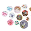 Material para Insignias en Blanco de Múltiples Tamaños Insignia de Hojalata Suministros para Insignias Base de Hierro Insignia con Pin Holandés Set de 100