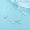 Venta al por mayor del fabricante Nueva Moda Fresca de Tendencia Joyería de Celebridad de Internet para Mujeres, Pulsera de Doble Capa con Efecto Arena Planeta Soñador Chapada en Plata