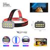 Lanterna de cabeça LED de luz forte para usar ao ar livre lâmpada de pesca ajuste para cima e para baixo carregamento USB farol de indução de luz forte lâmpada para corrida ao ar livre