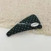 Pinza Triangular para Cabello de Tela Bloque de Color Estilo Coreano, Pinza para Flequillo Lateral Cielo Estrellado Juguetona Vintage