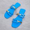 Sandalias Tallas Grandes para Mujer Verano 2025 Nuevos Zapatos Planos de Moda Europea y Americana Ligeros de Punta Abierta Zapatos de Playa para el Mar