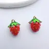 Chapado en Oro Cobre Linda Mini Colección de Frutas Colgante DIY Joyería Hecha a Mano Collar de Mano Pendientes Accesorios Colgantes