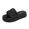 Pantuflas de Suela Gruesa para Mujer, Calzado de Verano para Exteriores, Sandalias Versátiles de Lunares, Zapatos de Mujer, Nuevo Estilo 2026, Para Combinar con Faldas, Chanclas de Playa