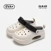 Nuevos Zapatos Perforados de Color Sólido de Nicho para Mujer, Para Uso al Aire Libre en Verano, Simples y Versátiles, Con Suela Gruesa, Sandalias Slip-On que Aumentan la Altura