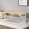 Estante Elevador para Cafetera Estante de Almacenamiento para Cápsulas de Té en Bolsita para Sala de Estar Estante de Almacenamiento Tipo Cajón para Escritorio Estante de Exhibición para Encimera de Cocina