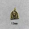 Accesorios estilo Xizang Pulsera de Cuentas de Buda Colgante Lateral Amarillo Colgante Pequeño un Ram Dai Zaki