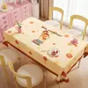 Toalha de Mesa Desenho Animado Impermeável à Prova de Óleo Lavável Resistente ao Calor 2026 Novo Modelo Luxo Leve Estrela de Alto Padrão Pano para Mesa de Centro