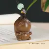 Nova Sandália Esculpida em Sândalo Ultraman Luta Contra Monstros Pequenos Estilo Casal Desenho Animado Divertido Corrente de Celular Pingente Chaveiro