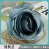 Cabeça de flor rosa simulação atacado casamento decoração de casamento caixa de presente de flor arco diy parede de plantas de tecido de seda cabeça de flor artificial