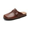 Estación Europea Tamaño del Punto 35-40 Piel Genuina Completa Zapatos Birkenstock Suela de Corcho Zuecos Medios para Dedos Birkenstock Slip-Ons