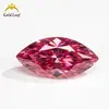 Moissanita de Colores con Forma Especial Marquise Moissanita Multicolor Piedra Suelta 1-3 Quilates Vvs Prueba de Pluma Incrustación Fabricante Stock Disponible