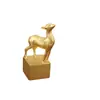 Sello latón macizo ciervo animal personalidad escritorio adornos cobre souvenir colección regalo antiguo regalo de cumpleaños